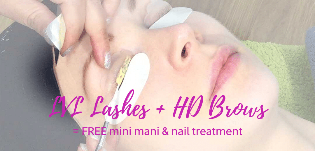 HD Brows shape and tint + Gel Manicure Bundle